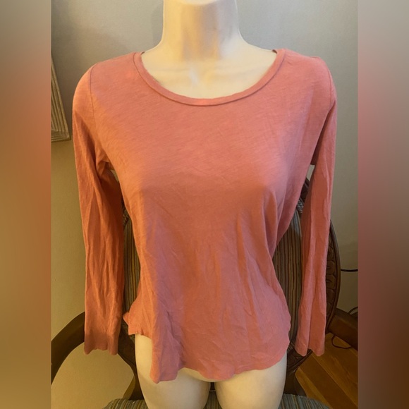 LOFT Tops - LOFT Pink Long Sleeve Vintage Soft Tee